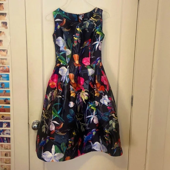 Cute Twee Floral Prom Dress! - Picture 1 of 5
